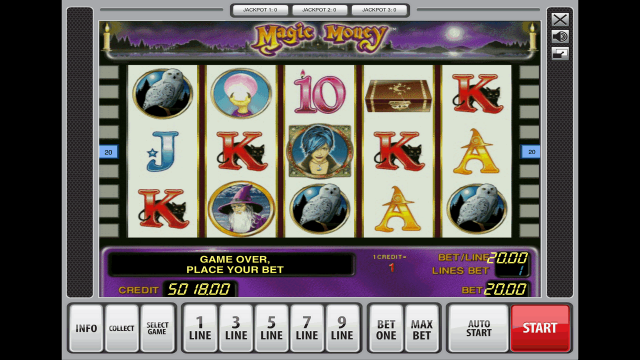 Игровой интерфейс Magic Money 6