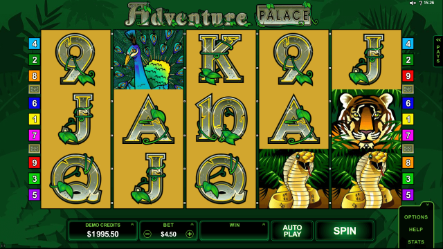 Бонусная игра Adventure Palace 4