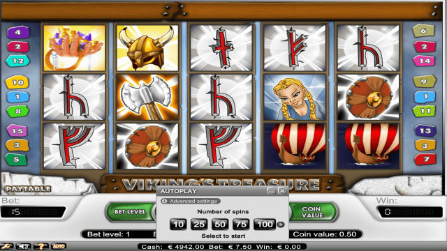 Игровой интерфейс Vikings Treasure 6